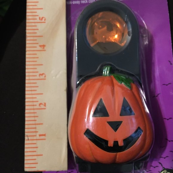 Fun World Blinking Safety Light Pumpkin Easter Unlimited NWT NOS - Picture 7 of 9